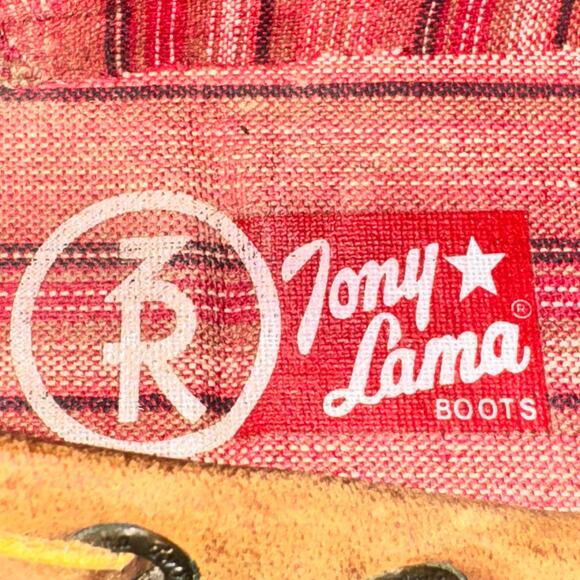 Tony Lama 3R Canvas Loafers Women's Size 6.5 B Beige Straw Leather Casual Shoes - Picture 5 of 8